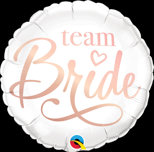 18" ROUND FOIL TEAM BRIDE